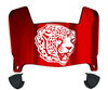 South Alabama Jaguars Mini Football Helmet Visor Shield w/ Clips - PICK VISOR & LOGO COLOR