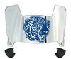 South Alabama Jaguars Mini Football Helmet Visor Shield w/ Clips - PICK VISOR & LOGO COLOR