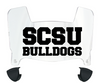 South Carolina State Bulldogs Mini Football Helmet Visor Shield w/ Clips - PICK VISOR & LOGO COLOR