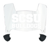 South Carolina State Bulldogs Mini Football Helmet Visor Shield w/ Clips - PICK VISOR & LOGO COLOR