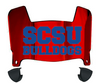 South Carolina State Bulldogs Mini Football Helmet Visor Shield w/ Clips - PICK VISOR & LOGO COLOR