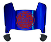 South Carolina State Bulldogs Mini Football Helmet Visor Shield w/ Clips - PICK VISOR & LOGO COLOR