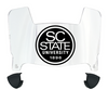South Carolina State Bulldogs Mini Football Helmet Visor Shield w/ Clips - PICK VISOR & LOGO COLOR