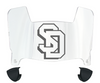South Dakota Coyotes Mini Football Helmet Visor Shield w/ Clips - PICK VISOR & LOGO COLOR