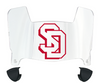South Dakota Coyotes Mini Football Helmet Visor Shield w/ Clips - PICK VISOR & LOGO COLOR