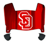 South Dakota Coyotes Mini Football Helmet Visor Shield w/ Clips - PICK VISOR & LOGO COLOR