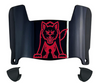 South Dakota Coyotes Mini Football Helmet Visor Shield w/ Clips - PICK VISOR & LOGO COLOR