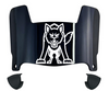South Dakota Coyotes Mini Football Helmet Visor Shield w/ Clips - PICK VISOR & LOGO COLOR
