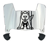 South Dakota Coyotes Mini Football Helmet Visor Shield w/ Clips - PICK VISOR & LOGO COLOR