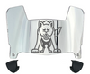 South Dakota Coyotes Mini Football Helmet Visor Shield w/ Clips - PICK VISOR & LOGO COLOR