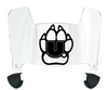 South Dakota Coyotes Mini Football Helmet Visor Shield w/ Clips - PICK VISOR & LOGO COLOR