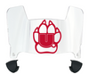 South Dakota Coyotes Mini Football Helmet Visor Shield w/ Clips - PICK VISOR & LOGO COLOR