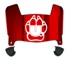 South Dakota Coyotes Mini Football Helmet Visor Shield w/ Clips - PICK VISOR & LOGO COLOR