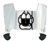 South Dakota Coyotes Mini Football Helmet Visor Shield w/ Clips - PICK VISOR & LOGO COLOR