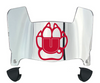 South Dakota Coyotes Mini Football Helmet Visor Shield w/ Clips - PICK VISOR & LOGO COLOR