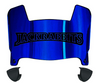 South Dakota State Jackrabbits Mini Football Helmet Visor Shield w/ Clips - PICK VISOR & LOGO COLOR