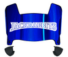 South Dakota State Jackrabbits Mini Football Helmet Visor Shield w/ Clips - PICK VISOR & LOGO COLOR