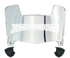 South Dakota State Jackrabbits Mini Football Helmet Visor Shield w/ Clips - PICK VISOR & LOGO COLOR