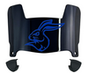 South Dakota State Jackrabbits Mini Football Helmet Visor Shield w/ Clips - PICK VISOR & LOGO COLOR