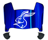 South Dakota State Jackrabbits Mini Football Helmet Visor Shield w/ Clips - PICK VISOR & LOGO COLOR