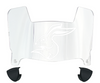 South Dakota State Jackrabbits Mini Football Helmet Visor Shield w/ Clips - PICK VISOR & LOGO COLOR