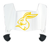 South Dakota State Jackrabbits Mini Football Helmet Visor Shield w/ Clips - PICK VISOR & LOGO COLOR