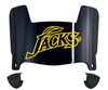 South Dakota State Jackrabbits Mini Football Helmet Visor Shield w/ Clips - PICK VISOR & LOGO COLOR