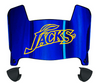 South Dakota State Jackrabbits Mini Football Helmet Visor Shield w/ Clips - PICK VISOR & LOGO COLOR