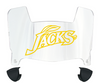 South Dakota State Jackrabbits Mini Football Helmet Visor Shield w/ Clips - PICK VISOR & LOGO COLOR