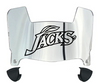 South Dakota State Jackrabbits Mini Football Helmet Visor Shield w/ Clips - PICK VISOR & LOGO COLOR