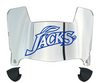South Dakota State Jackrabbits Mini Football Helmet Visor Shield w/ Clips - PICK VISOR & LOGO COLOR