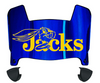 South Dakota State Jackrabbits Mini Football Helmet Visor Shield w/ Clips - PICK VISOR & LOGO COLOR