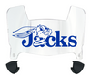 South Dakota State Jackrabbits Mini Football Helmet Visor Shield w/ Clips - PICK VISOR & LOGO COLOR