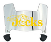 South Dakota State Jackrabbits Mini Football Helmet Visor Shield w/ Clips - PICK VISOR & LOGO COLOR