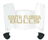 South Florida Bulls Mini Football Helmet Visor Shield w/ Clips - PICK VISOR & LOGO COLOR