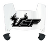 South Florida Bulls Mini Football Helmet Visor Shield w/ Clips - PICK VISOR & LOGO COLOR