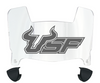 South Florida Bulls Mini Football Helmet Visor Shield w/ Clips - PICK VISOR & LOGO COLOR