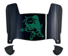 South Florida Bulls Mini Football Helmet Visor Shield w/ Clips - PICK VISOR & LOGO COLOR