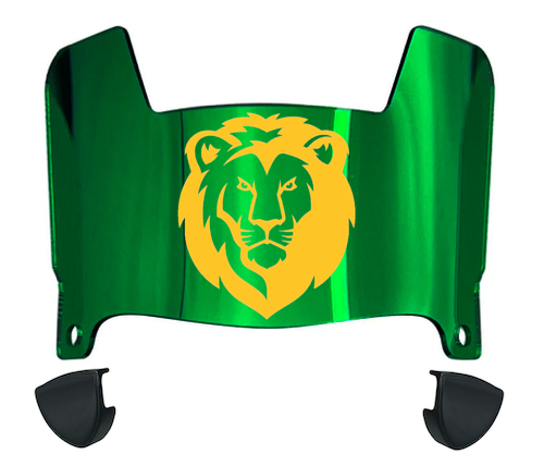Southeastern Louisiana Lions Mini Football Helmet Visor Shield w/ Clips - PICK VISOR & LOGO COLOR