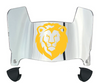 Southeastern Louisiana Lions Mini Football Helmet Visor Shield w/ Clips - PICK VISOR & LOGO COLOR