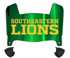 Southeastern Louisiana Lions Mini Football Helmet Visor Shield w/ Clips - PICK VISOR & LOGO COLOR