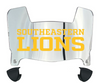 Southeastern Louisiana Lions Mini Football Helmet Visor Shield w/ Clips - PICK VISOR & LOGO COLOR