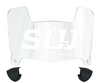 Southeastern Louisiana Lions Mini Football Helmet Visor Shield w/ Clips - PICK VISOR & LOGO COLOR
