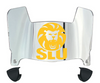 Southeastern Louisiana Lions Mini Football Helmet Visor Shield w/ Clips - PICK VISOR & LOGO COLOR