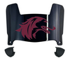Southern Illinois Salukis Mini Football Helmet Visor Shield w/ Clips - PICK VISOR & LOGO COLOR