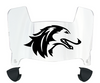 Southern Illinois Salukis Mini Football Helmet Visor Shield w/ Clips - PICK VISOR & LOGO COLOR