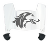 Southern Illinois Salukis Mini Football Helmet Visor Shield w/ Clips - PICK VISOR & LOGO COLOR