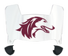 Southern Illinois Salukis Mini Football Helmet Visor Shield w/ Clips - PICK VISOR & LOGO COLOR