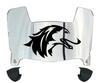 Southern Illinois Salukis Mini Football Helmet Visor Shield w/ Clips - PICK VISOR & LOGO COLOR