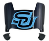 Southern Jaguars Mini Football Helmet Visor Shield w/ Clips - PICK VISOR & LOGO COLOR